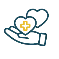 support in managing symptoms